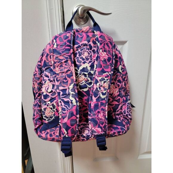 Vera Bradley-Katalina Pink Campus Backpack - Picture 3 of 10